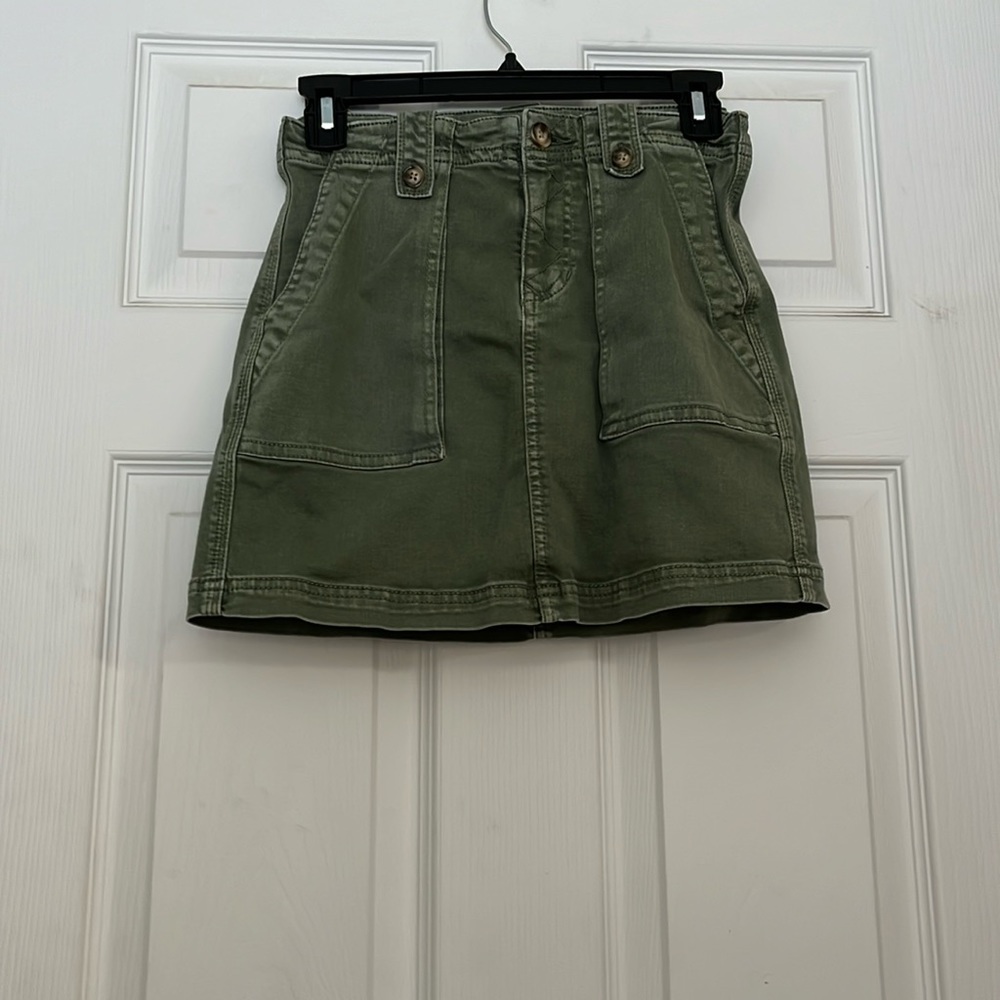 Size 25 Dear John army green skirt